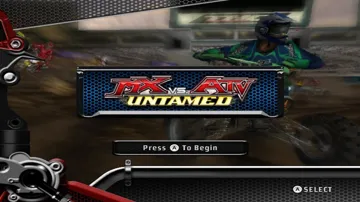 MX vs. ATV - Untamed screen shot title